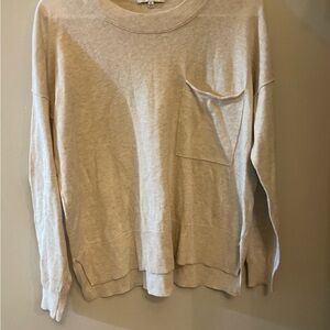Madewell Beige Knit Pullover